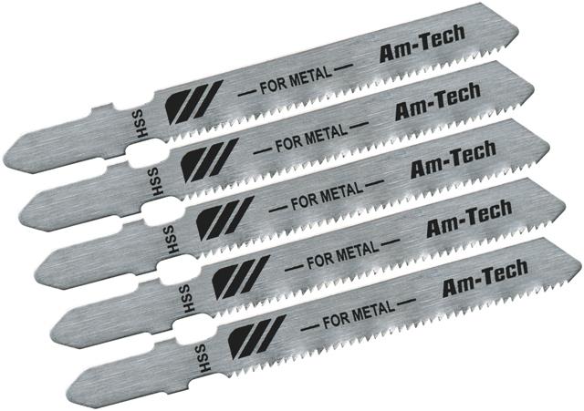 (image for) Amtech 5 Pack Metal Jigsaw Blade Set ( Amt118A )